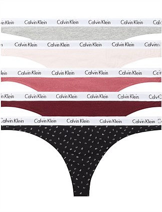 CAROUSEL THONG 5 PACK