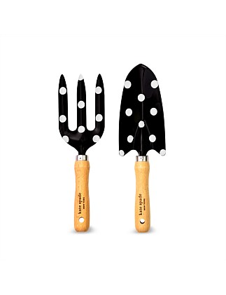 Garden Tool Set Black and White Dot