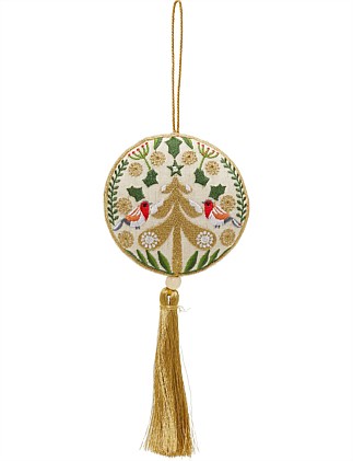 20CM FOLK BIRD Embroidered hanging ornament