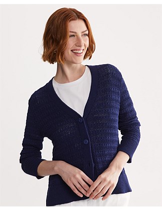 JOSIE TAPE YARN CARDIGAN