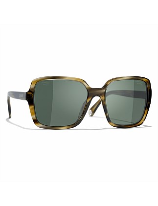 Rectangle GREEN GREY GREEN POLAR Female Sunglass