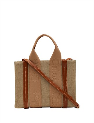 SMALL WOODY LOGO TOTE BAG