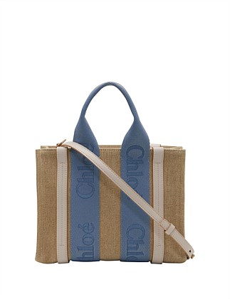 SMALL WOODY LOGO TOTE BAG