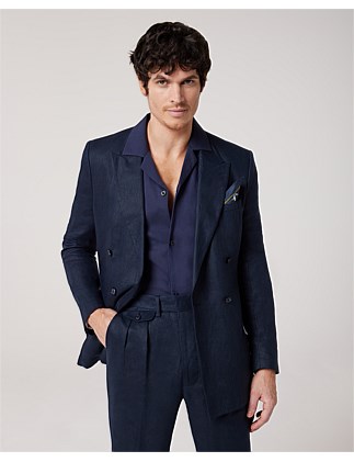 SLIM FIT DOUBLE BREASTED TAILORED BLAZER