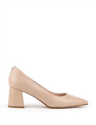 BROOKE65 POINTED BLOCK HEEL PUMP