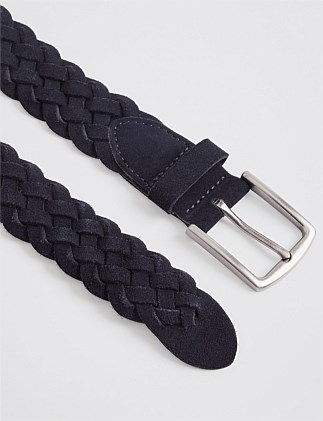 Suede Braided Belt