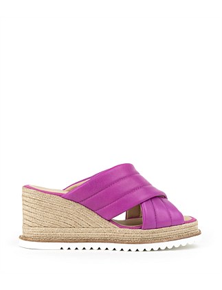 MORGAN QUILTED CROSSOVER ESPADRILLE