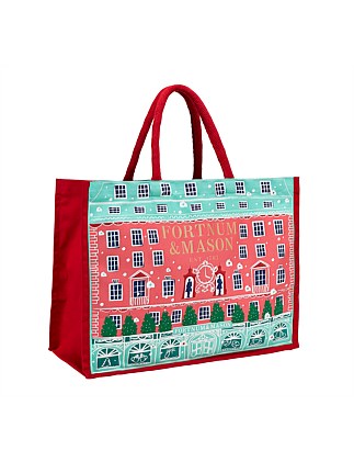 Standard Christmas Piccadilly Bag for Life 2023 Red