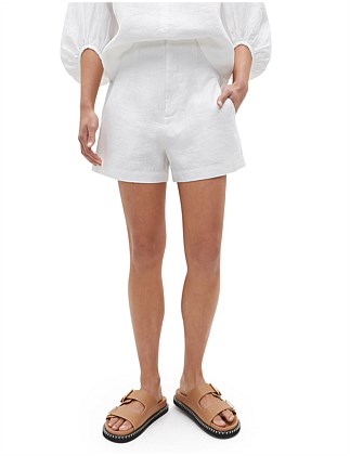 CORE LINEN WAISTED SHORT