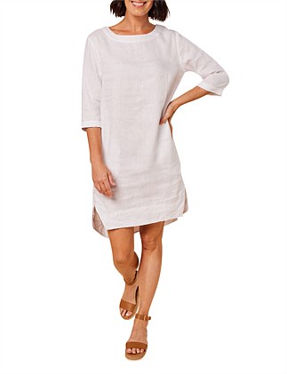 Boatneck Shift Dress