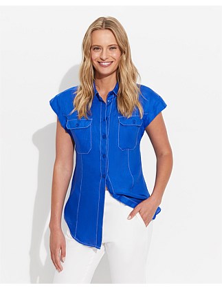 Deidre Linen Short Sleeve Shirt