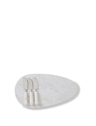 ALLAMBIE Oval Cheese Board With Knife