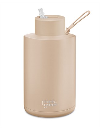 Ultimate Ceramic Reusable Bottle w Straw Lid 2L SS