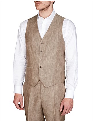 GRANT PURE LINEN WAISTCOAT