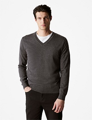 Merino V Neck Knit