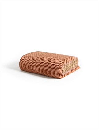 WAFFLE - LARGE ORGANIC COTTON BLANKET