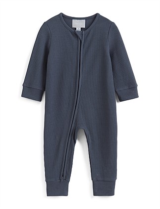 WAFFLE - ORGANIC COTTON WAFFLE SLEEPSUIT