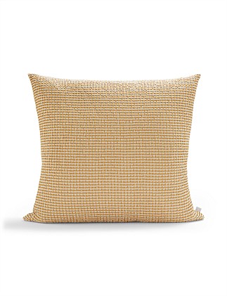 WAFFLE - ORGANIC COTTON SQUARE CUSHION COVER