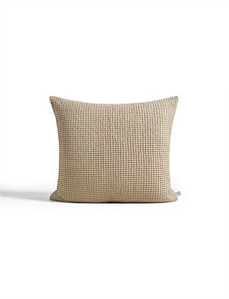 WAFFLE - ORGANIC COTTON SQUARE CUSHION COVER