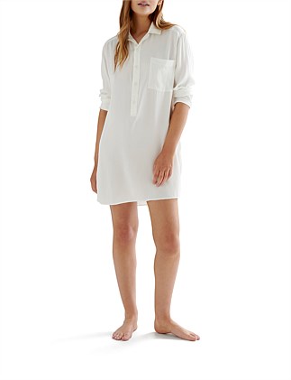 PURE - SILK SHIRT DRESS