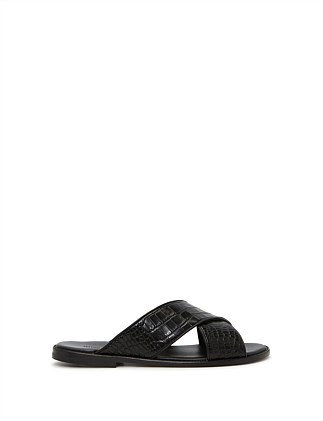 OTAWI CROC EMBOSSED SANDAL