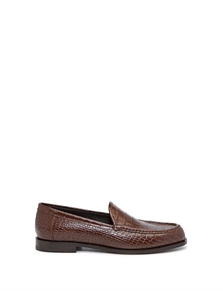 RALONE CROC EMBOSSED LOAFER