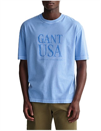 SUNFADED GANT USA T-SHIRT