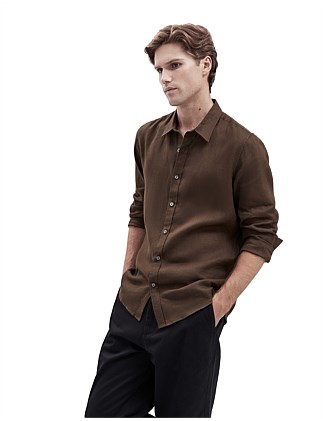 LINEN L/S REGULAR FIT SHIRT