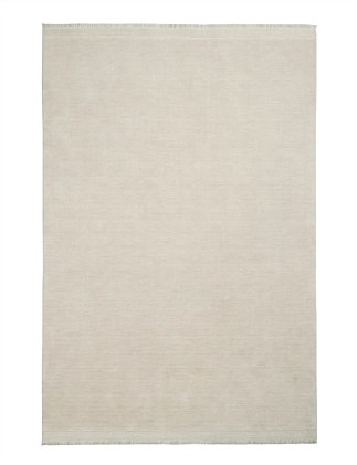 Silvio Rug Handwoven Wool In Ecru 2x3m