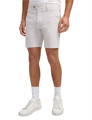 STRIPED SEERSUCKER SHORTS