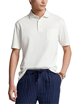 Classic Fit Cotton-Linen Polo Shirt