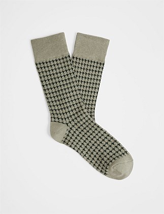 Houndstooth Sock