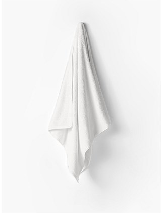 LARGE BATH TOWEL NARA IN WHITE