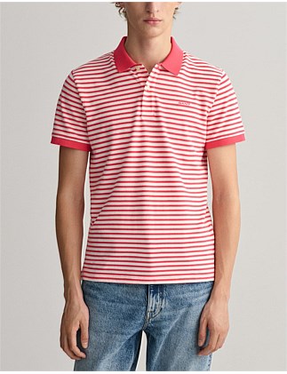 SHORT SLEEVE STRIPED POLO