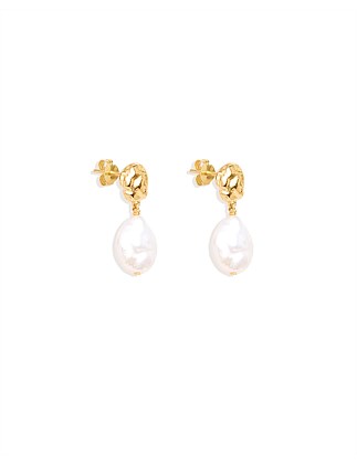 Endless Grace Pearl Drop Earrings