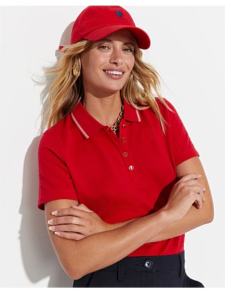 Paula Pique Short Sleeve Polo Top