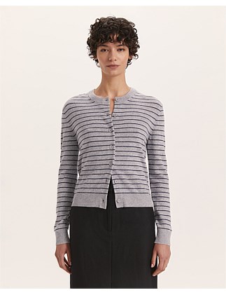 NORA STRIPE CARDI