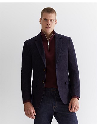 Washed Wool Item Jacket