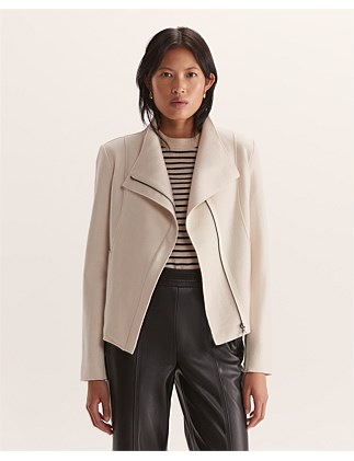 KARLA WOOL BIKER JACKET