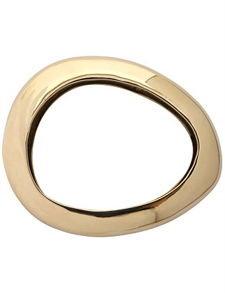 SMALL ROCK BANGLE BRASS