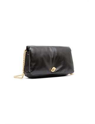 Perla Padded Chain Crossbody Bag