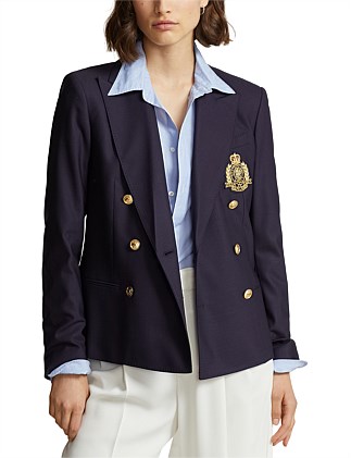 DOUBLE-BREASTED CREST BLAZER