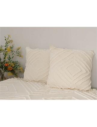 MELBA SAND GEO TUFTED EUROPEAN PILLOWCASE