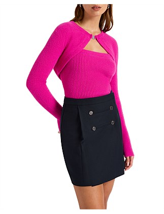 CHERIE SHRUG KNIT TOP