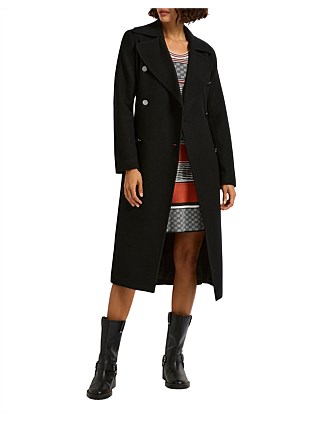 ARIA FELTED WOOL COAT