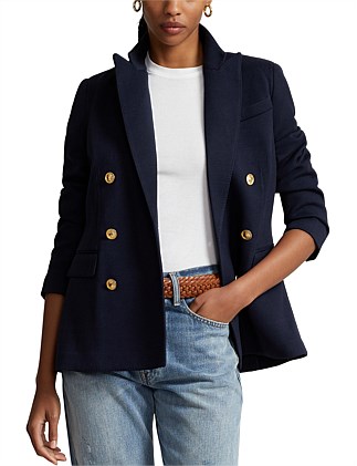 KNIT DOUBLE-BREASTED BLAZER