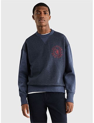 SMALL CREST CREWNECK