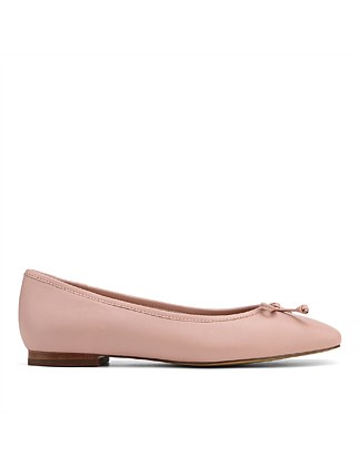 Aleisha Blush Leather Ballet Flat