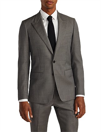 MICRO CHECK SUIT JACKET