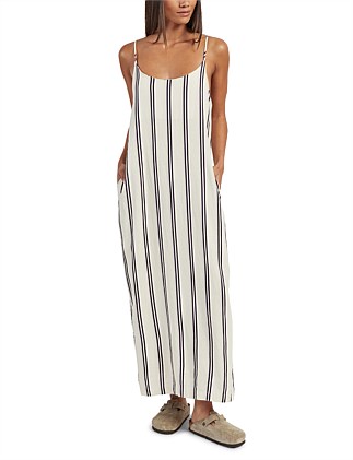 NINA STRIPE SLIP DRESS